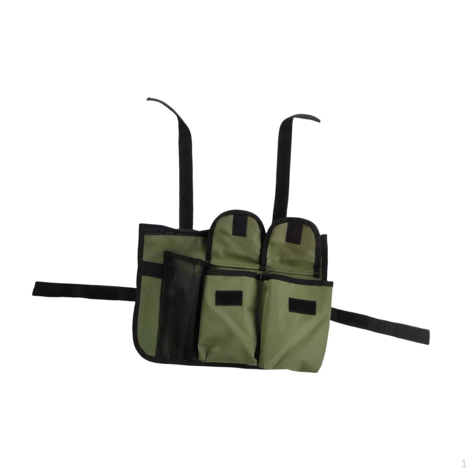 

Beach Chair Armrest Organizer Accessories Water Resistant Side Pocket Bag Hanging армія зелений колір