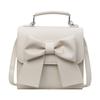 Backpack women's new texture niche design portable bow schoolbag lightweight travel backpack