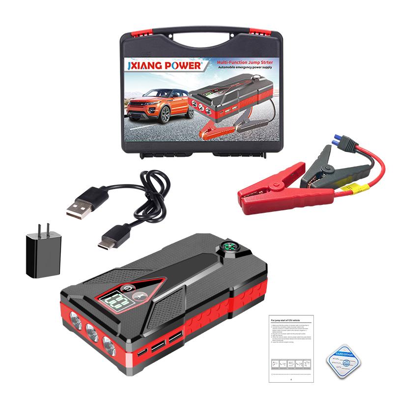 

12000 мАч автомобильный пусковой аккумулятор Power Bank 12 В портативное зарядное устройство для автомобильного аккумулятора пусковое устройство для бензинового и дизельного автомобиля
