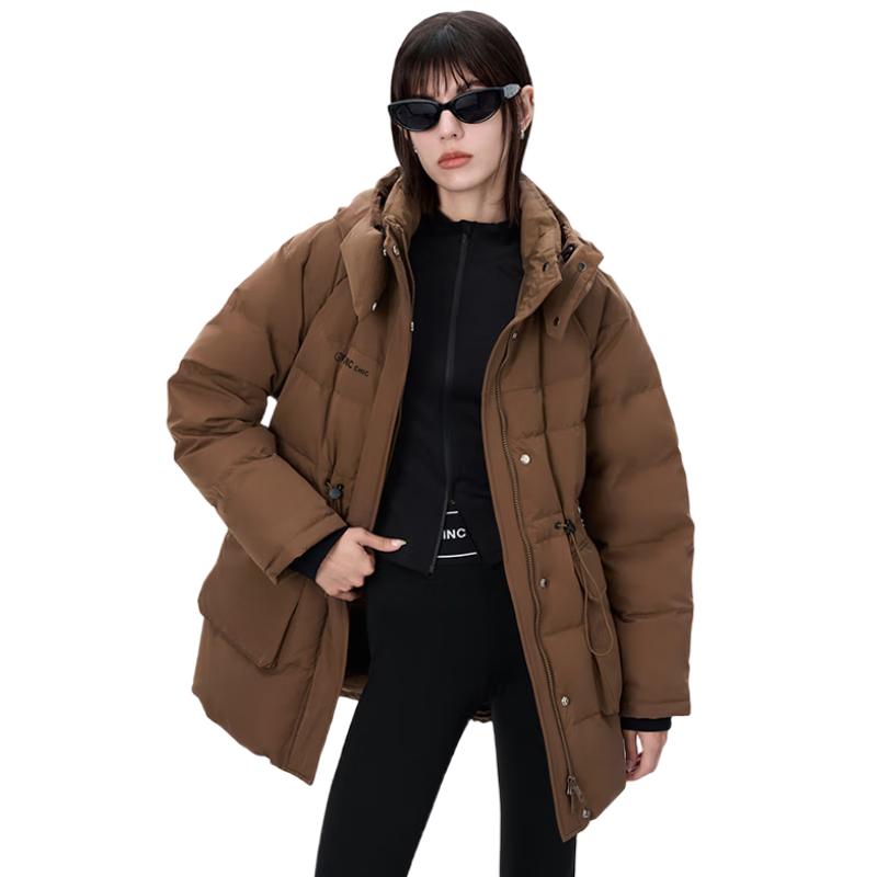 

Jinyujie 2024 Women s Printed Mid-Length Down Jacket XS