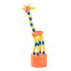 Wooden Dancing Giraffe Toy Elastic Rope Giraffe Puppet Toy Toddlers Boys Girls Educational Press And Swing Animal Toy