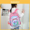 Cute And Playful Cartoon Animal School Backpack For Kids With Ergonomic Straps