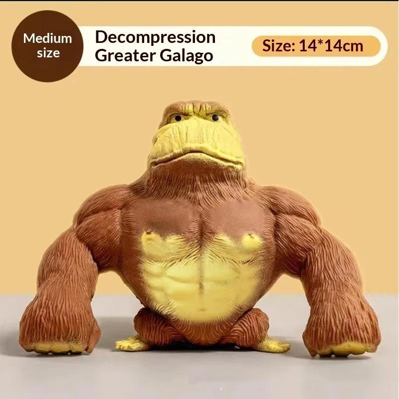 Stretchy Squishy Gorilla Fidget Toy Slow Rebound Perfect For Stress Relief Home Office Kids Adults Gift
