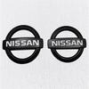 AUW3  51mm/55mm For Nissan Qashqai J11 Altima Sylphy X-Trall Tiida Bluebird Sunny Car Steering Wheel Center Badge Emblem Sticker Cover