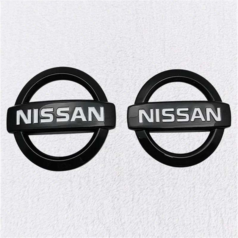 AUW3 51mm/55mm For Nissan Qashqai J11 Altima Sylphy X-Trall Tiida Bluebird Sunny Car Steering Wheel Center Badge Emblem Sticker Cover
