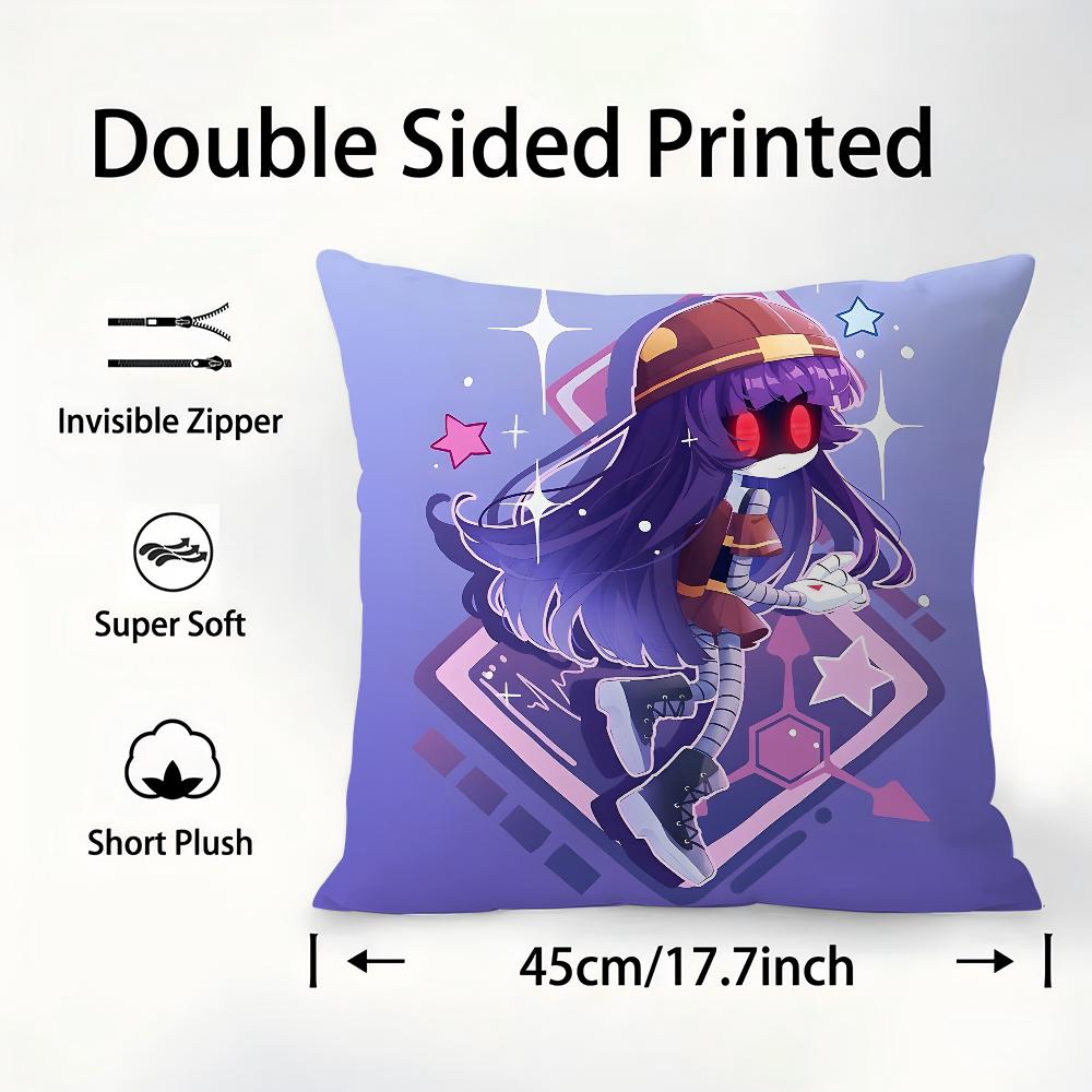 M-Murder D-Drones Pillow Case Plush Fabric Soft Pillowcase Double Sided Print Sofa Cushion Cover Throw Pillow Cover