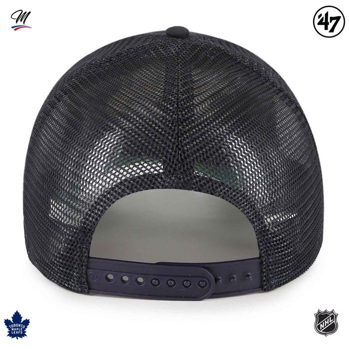 Casquette - 47 Brand - Toronto Maple Leafs - Bleu Navy - Polyester - Ajustable
