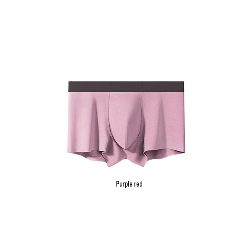 Men's Antibacterial Breathable Cotton Sports Boxer Briefs - Plus Size