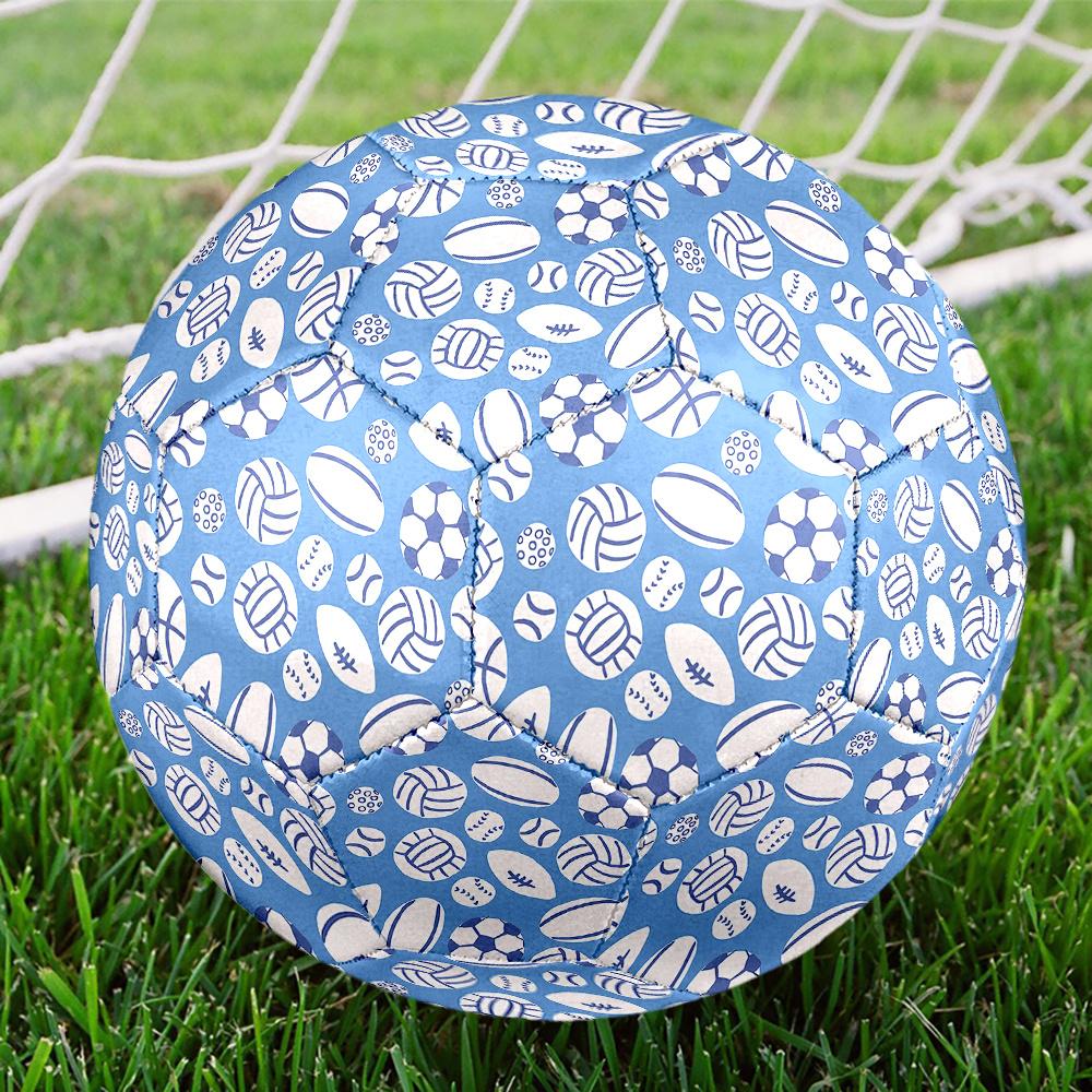 1PC Sports Ball Soccer Ball Size 5 Football Machine Sewn Indoor/Outdoor Universal Football Gift W44 Size 5