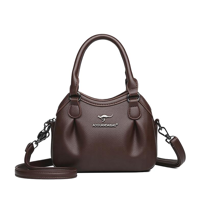 Large Capacity Commuter Shoulder Bag Women PU Hand Bag