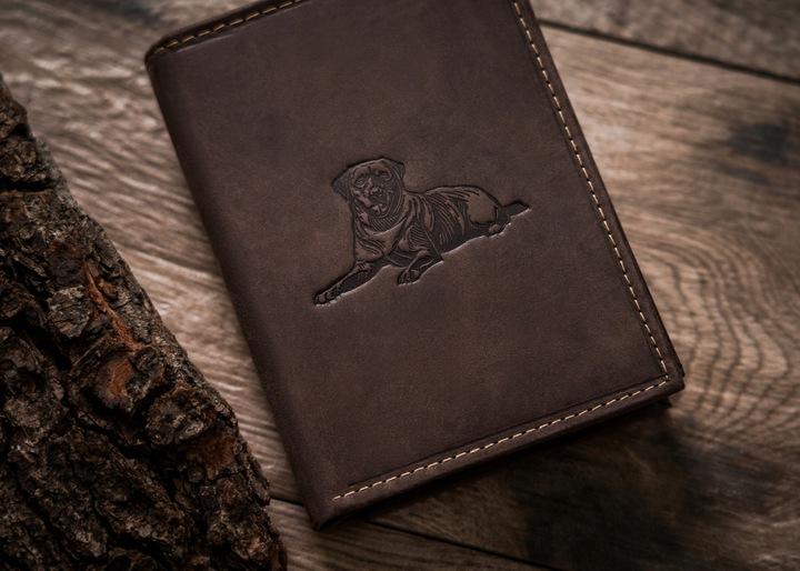 Large, Vertical Men's Wallet Made of Genuine Leather - Always Wild