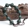 Men and Women Buddhist Beads Rosary Monkey Head Bracelet Jewelry Jade Bracelet
