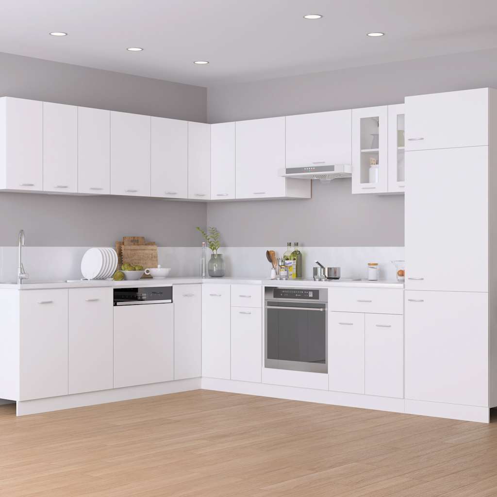 vidaXL Schubunterschrank Lyon Weiß 30x46x81,5 cm Holzwerkstoff