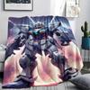 Mobile Suit Gundam Dark Blanket, Soft Throw for Bedroom Decor, Perfect Gift for Gundam Collectors.chl