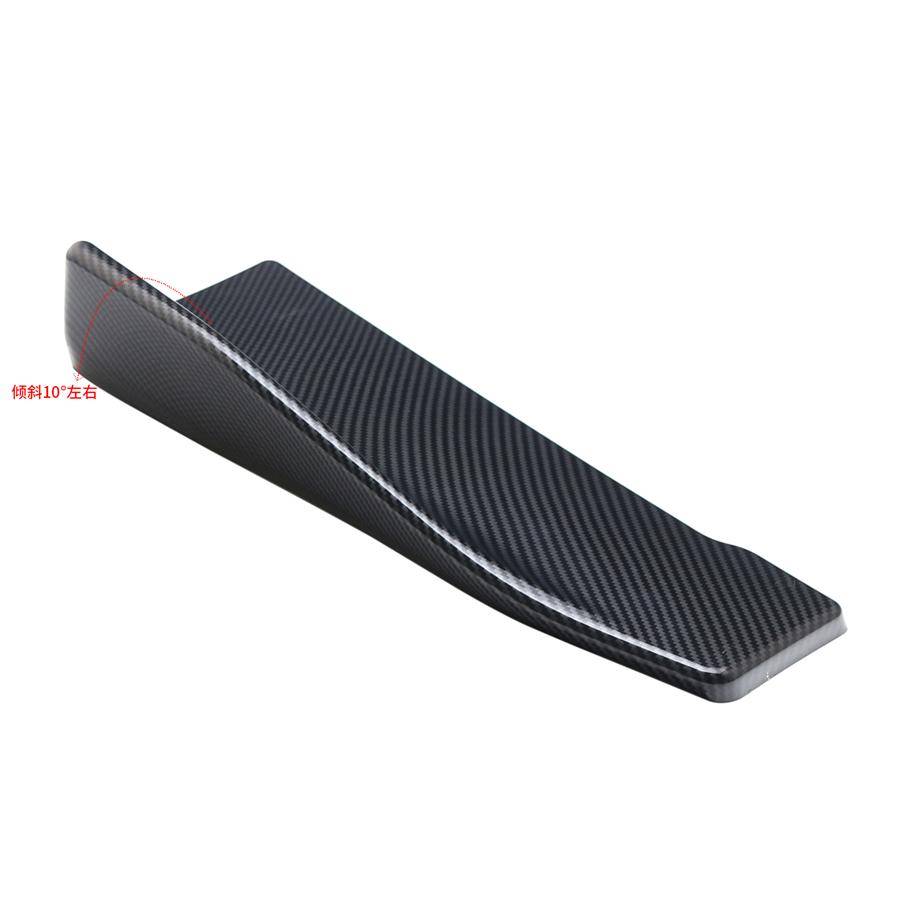 2 buc Culoare Fibră de Carbon Spoiler Bară de Protecție Auto Difuzor Splitter Spate Buza Universal