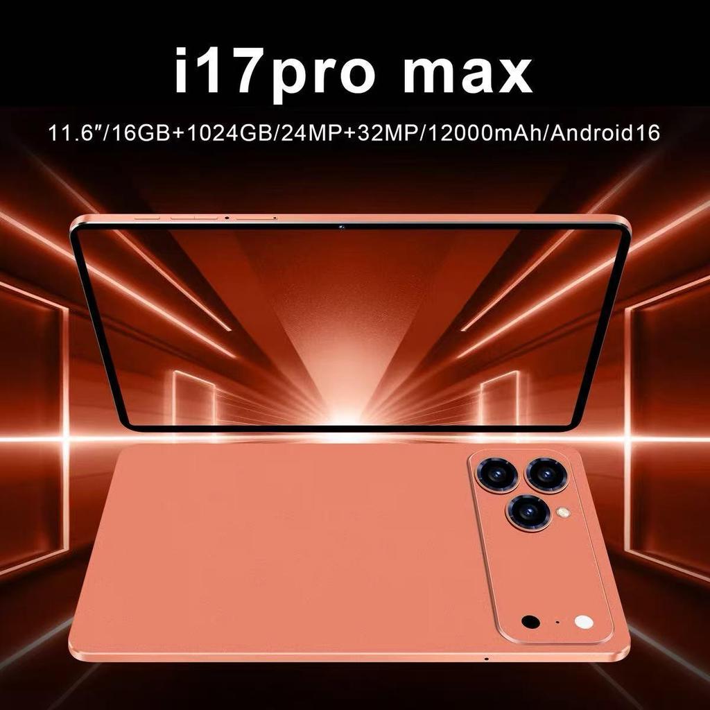 Pad 17 ProMax Android Tablet: 16+512GB Large Screen with Eye Protection