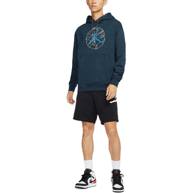 Jordan Casual Sports Hoodie With Drawstrings Men Hoodie Armory-Navy DC9728-454
