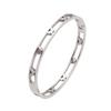 18K Gold Plated European Stainless Steel Hollow Butterfly Bangle