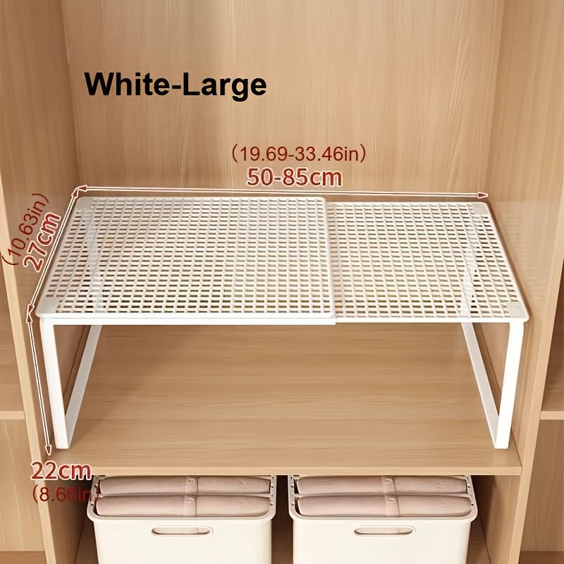 Heavy Duty Metal Wardrobe Storage Rack Adjustable Height Vertical Organizer with Sturdy Iron Frame for Clothes Shoes and Liners