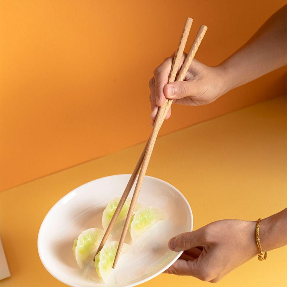 Natürliche Extra Lange Sushi Nudeln Holz Essstäbchen Küchenutensilien Bratwerkzeug Kochzubehör