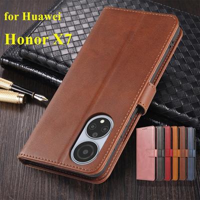 Card Holder Wallet Leather Fitted Case for Huawei Honor X7 / Honor X 7 Flip Cover Protective Case Fundas Coque Retro Lightweight