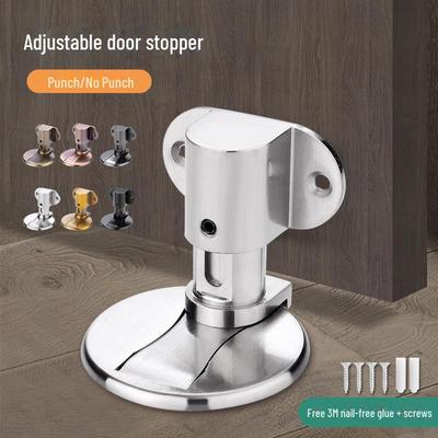 Magnetischer Boden-Türstopper: Stanzfrei, Antikollision, Geräuschlos, Unsichtbar, Wandmontage.