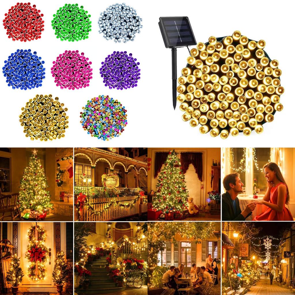 Multi-color Led Solar String Lights Ideal For Outdoor Waterproof Holiday Decoration