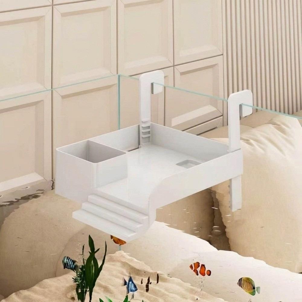 Adjustable Height Turtle Basking Platform Wall Hanging Terrarium Resting Ramp Tank Decoration