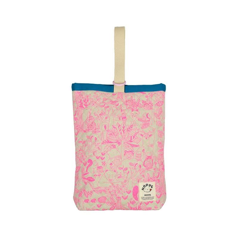 

Shoe Bag Fluorescent Shoe Indoor Shoes Suitable for Elementary Made in HOPPE Forest Tale Pink, Storage, Quilted, Gusseted, Storage, School,