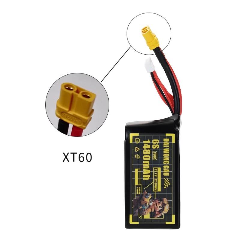 Huaxing Niner 6S 1480mAh 150C FPV Racing Drone LiPo Battery