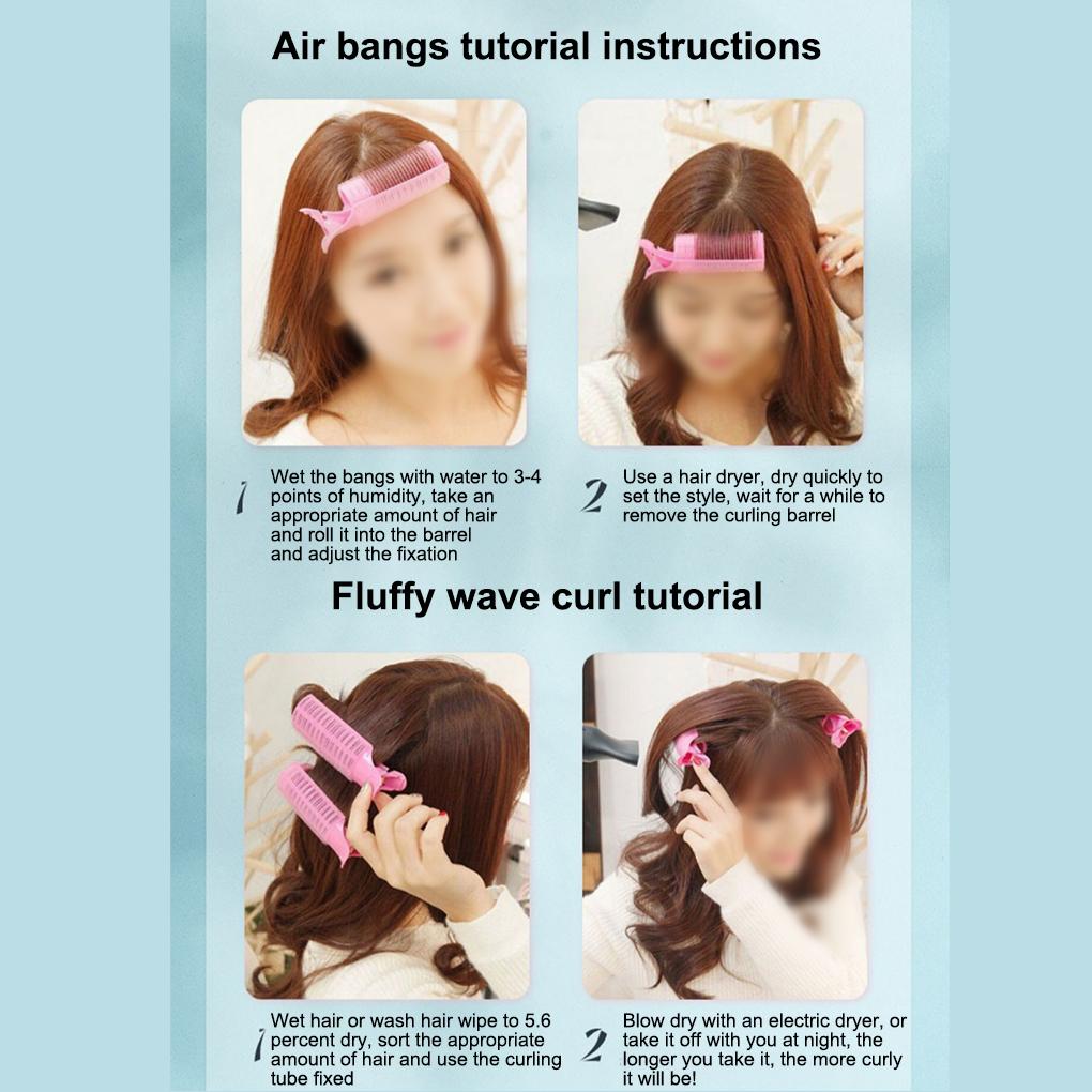 Women Hair Root Clip Volumizing Fluffy Styling Curling Bangs Rollers Portable Household Washable Hairpins Clamps Makeup