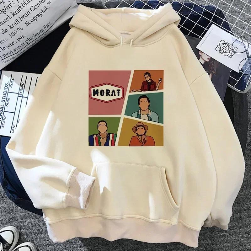 Unisex Pullover Morat Print Women Hoodies Hip Hop Sweater Graphic Manga Vintage Sweatshirts Ulzzang Winter Clothes Women
