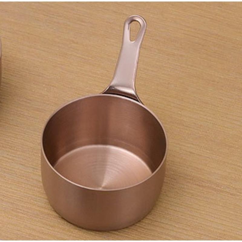 Stainless Steel 304 Sauce Cup Dipping Handle Restaurant American Steak Tomato Seasoning Bowl Small Portable and Convenient
