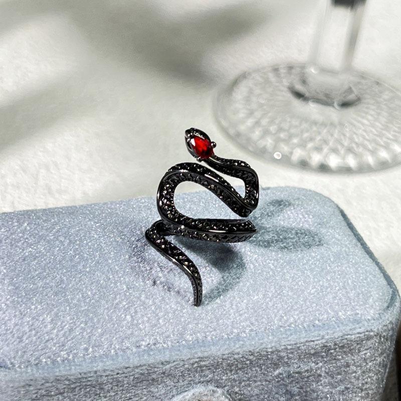 Halloween Themed Dark Vibe Ghost Spider Personality Ring Genderless Punk Niche Trendy Cool Ring
