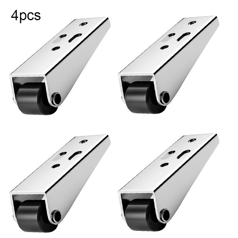 2 Stück Schiebetür-Rollen pulley Universelles Möbel-Lenkrad Mini Leise Leichtlaufende Schienenrollen für Tischschrank