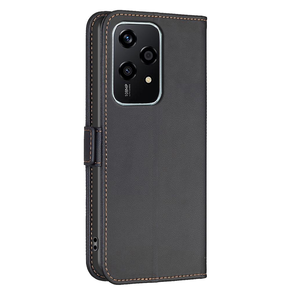 BINFEN COLOR BF31 For Honor 200 Lite Case PU Leather Phone Wallet Cover