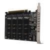 4 Port M.2 PCIE Adapter Card Plug and Play SSD Converter Card PCIE Expansion Card  Gaming PC