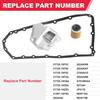 Transmission Filter Oil Pan Gasket Kit Fits For Nissan Altima Rogue Sentra NV200 Dodge Caliber Jeep Mitsubishi Replaces# 31728-1XF02 31728-1XF03