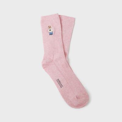 Who Are You Steve Embroidered Socks / WHAYF1111A