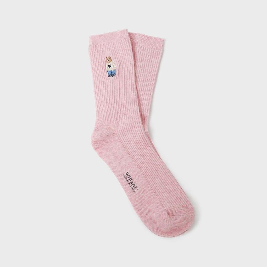 

Who Are You Steve Embroidered Socks / WHAYF1111A