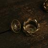 1PC Lotus Incense Cone Holder, Mini Asian Zen Decor, Small Flower Burner for Home Office Meditation Gift