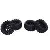 4Pcs RC Car Tires 80mm Wheels for 1 14 1 16 RC Truck with Paddles for Snow Sand Rubber Plastic
