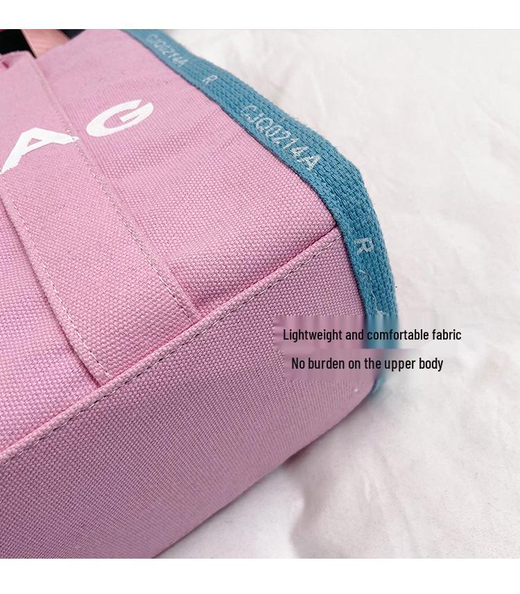 Damska torba płócienna typu tote o dużej pojemności