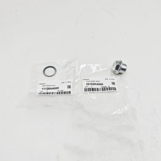 Fit For Subaru Impreza Legacy Forester 1985- New Oil Drain Plug & Gasket OEM