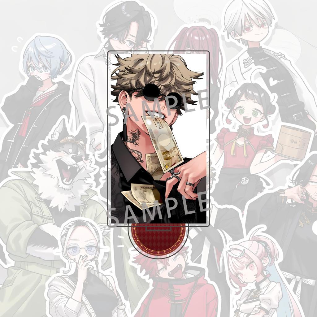 Anime Gokurakugai 15cm Acrylic Aruma Tao Saotome Nei Takarai Stand Figure Standing Model Desktop Bookshelf Decoration Gift
