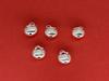 Sterling Silver 999 Chubby Fu Pendant 3D Craft Beads for DIY Jewelry & Bracelets