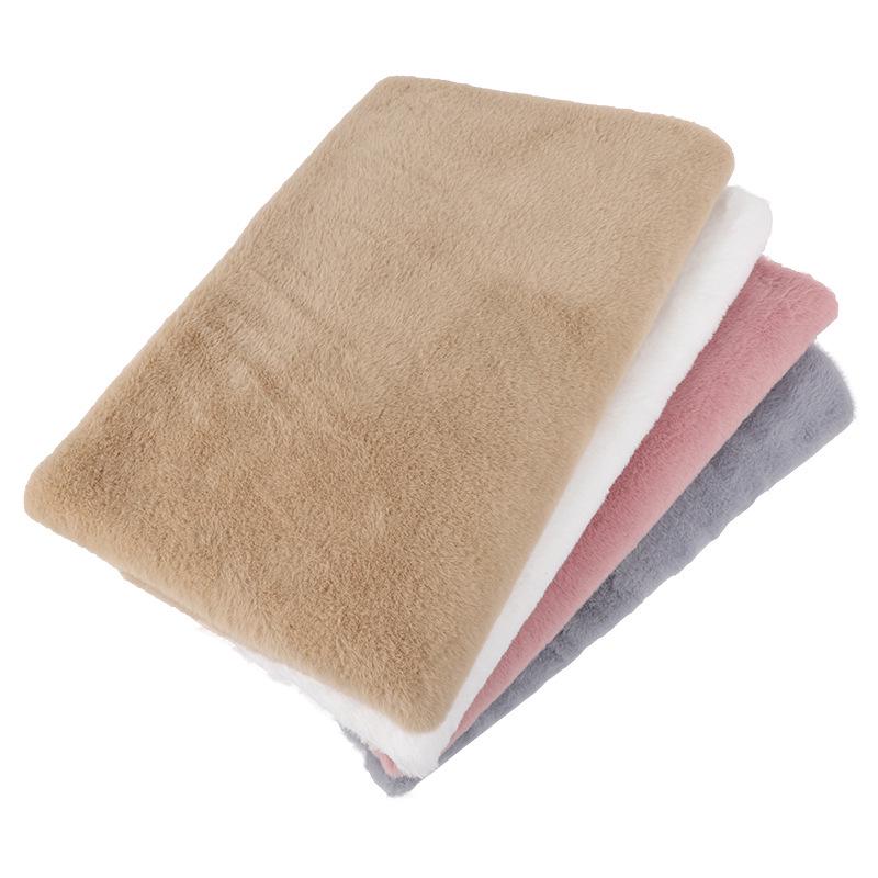 Thick Imitation Rabbit Fur Plush Fabric for Photography, Dolls, and Decorations