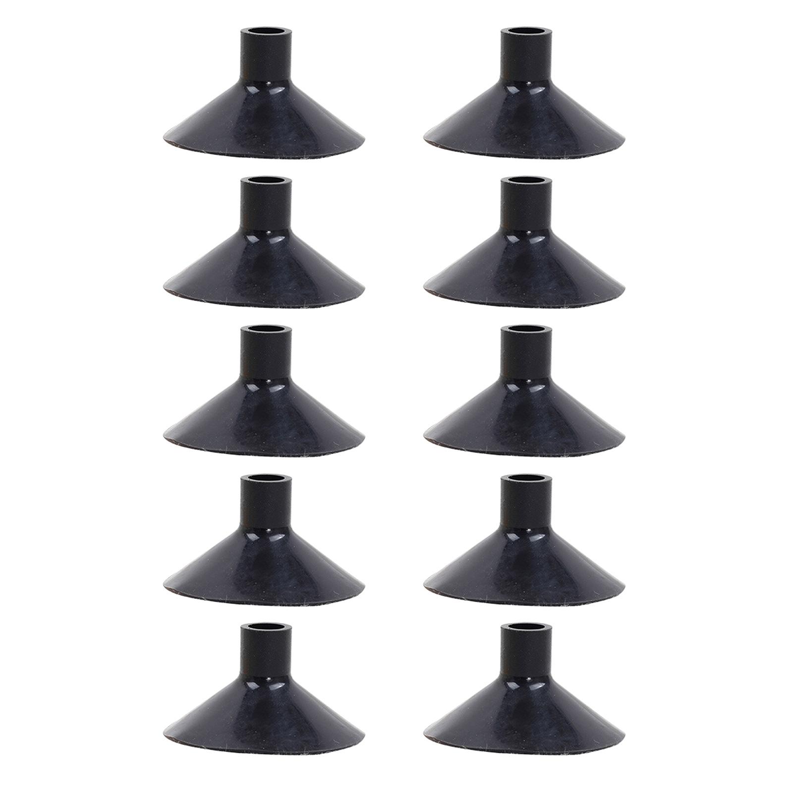 

10 шт. Гумові присоски для стріл для вулиці, присоски для лука та стріл, мисливські змінні наконечники для практики, дитячі лучні присоски чорний