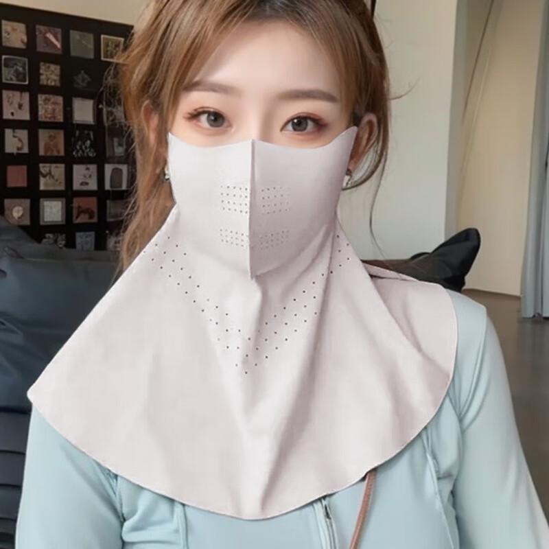 Ice Silk Sun Protection Mask with Eye and Neck Cover Plus Size