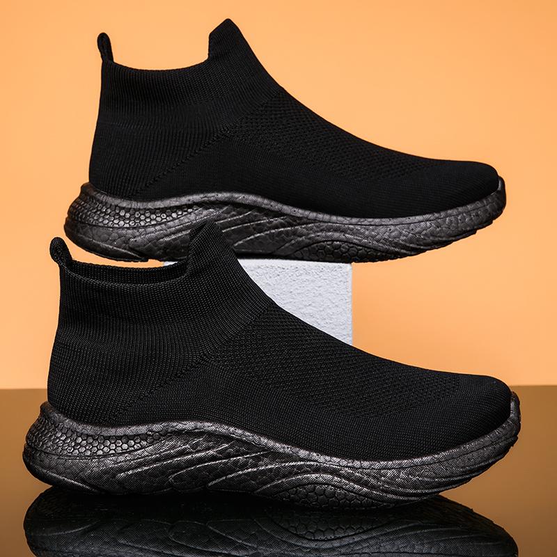 Fashion Sneakers Men Breathable Casual Mesh Sports Plus Size Lightweight Trendy Thick Sole Comfortable Outdoor Hiking Women's Shoes